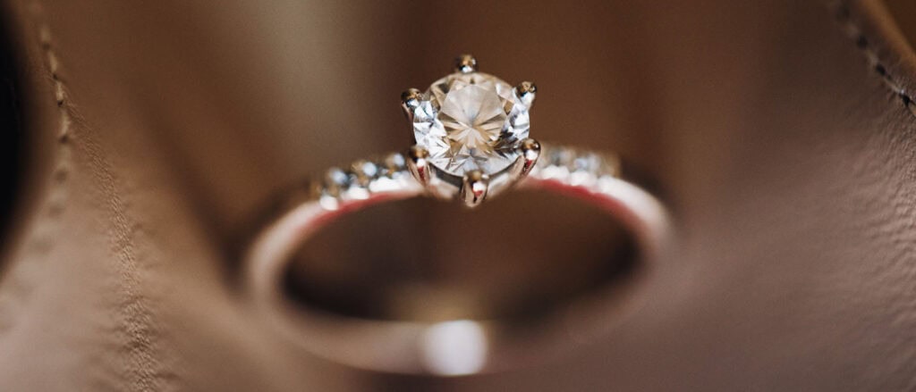 Lab-grown diamond engagement ring showcasing real stories behind lab-created diamonds.